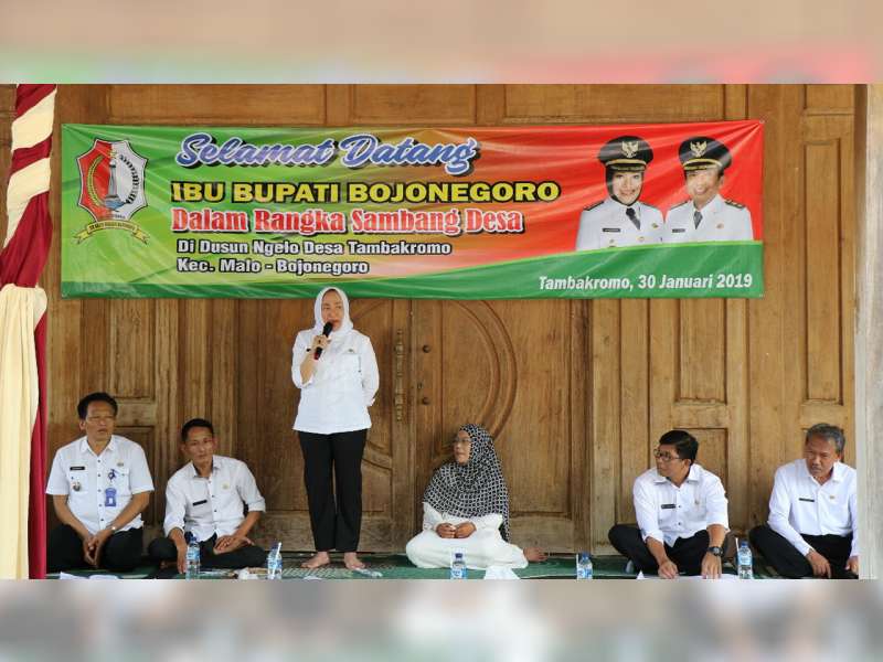 Bupati Bojonegoro Sambangi Warga di Kecamatan Malo