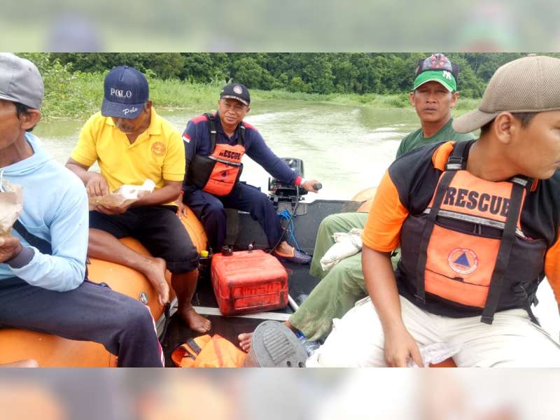 Warga Gondang Bojonegoro Yang Hanyut di Sungai, Masih Belum Ditemukan