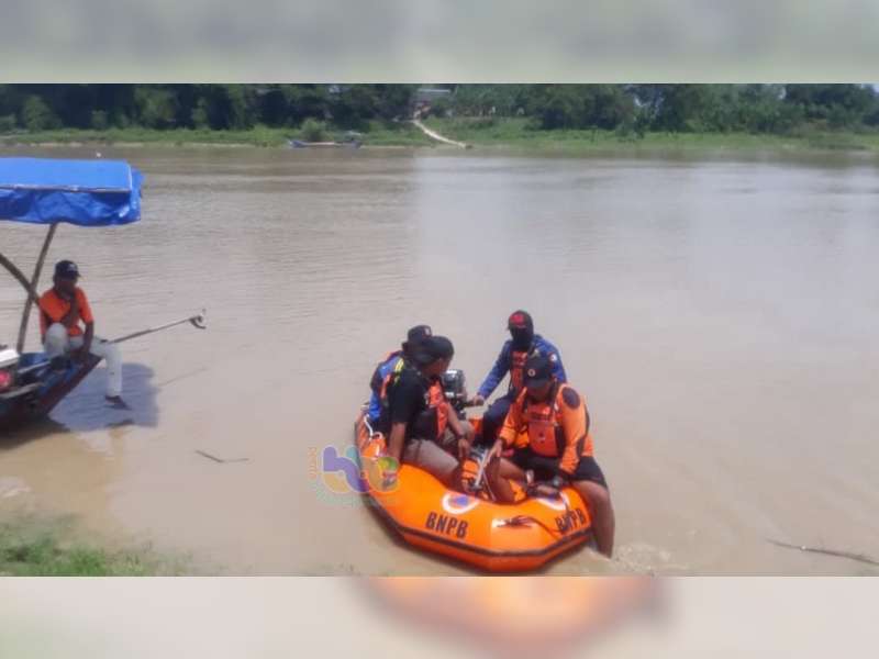 Warga Kanor Bojonegoro yang Tenggelam di Bengawan Solo Belum Ditemukan
