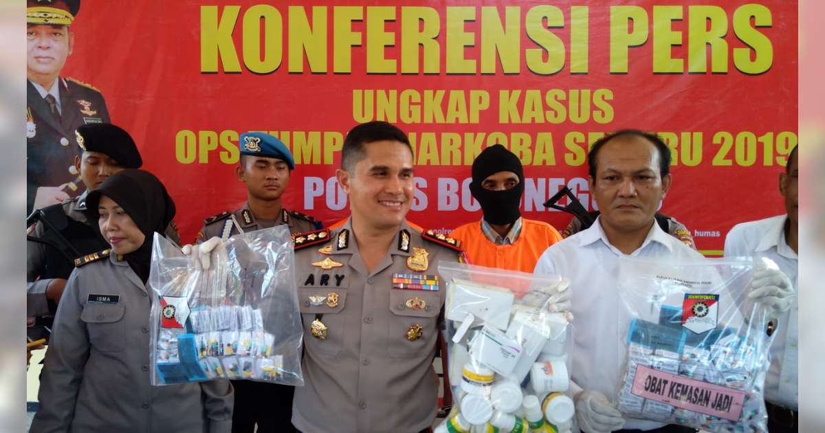 Produksi dan Jual 'Pil Dengkul', 2 Orang Warga Sumberrejo 