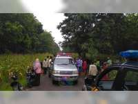 Tabrakan Motor di Bubulan Bojonegoro, Seorang Pengendara Luka Berat