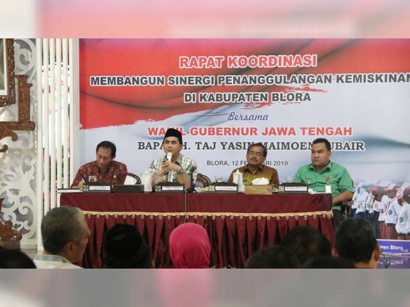 Berkunjung ke Blora, Wagub Jateng Tekankan Pentingnya Update Data Kemiskinan