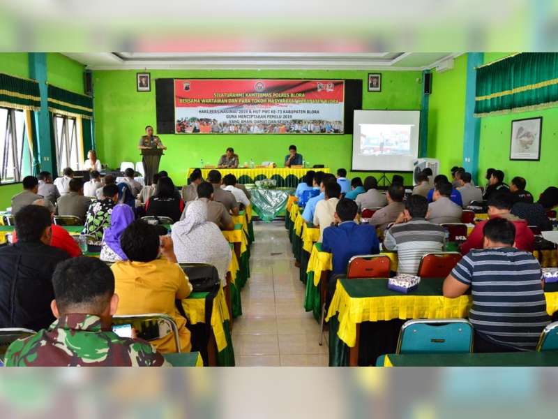 Kapolres Blora Harap Pers Ikut Jaga Situasi Wilayah Agar Tetap Kondusif