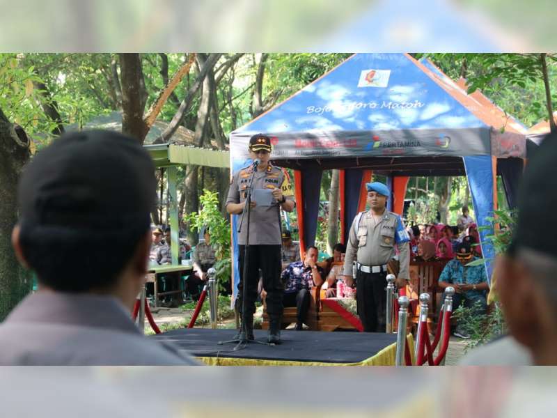 Peringati HPSN, Kapolres Bojonegoro Ajak Masyarakat Peduli Sampah