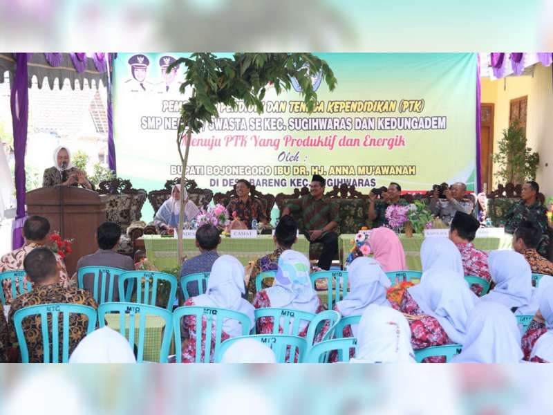 Bupati Bojonegoro Lakukan Pembinaan Kepada Pendidik dan Tenaga Kependidikan