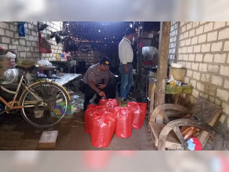 Polsek Semanding Tuban Kembali Tangkap Seorang Produsen Miras Jenis Arak Jawa