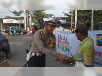 Sat Lantas Polres Bojonegoro Sosialisasi Keselamatan Berlalu Lintas pada Tukang Becak