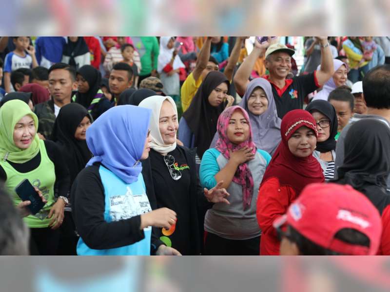 Bupati Bojonegoro Sosialisasikan Kalender Event 2019 di Gelaran Car Free Day