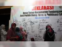 Desa Tutup Kecamatan Tunjungan Blora, Deklarasikan Desa Anti Politik Uang