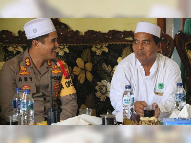Cipta Kondisi Jelang Pemilu 2019, Kapolres Bojonegoro Safari Pada Tokoh Agama