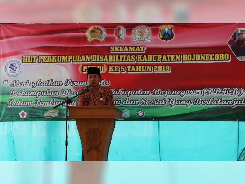 Wakil Bupati Apresiasi Perkumpulan Disabilitas Kabupaten Bojonegoro