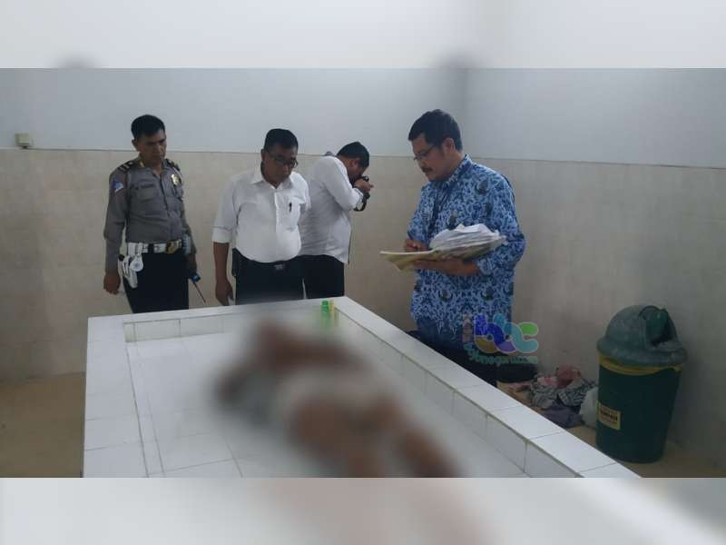 Mayat Yang Ditemukan di Jalan Sawunggaling Bojonegoro, Diduga Akibat Gagal Jantung