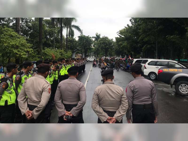 Polres Bojonegoro Terjunkan Dua SSK untuk Pengamanan Apel Kebangsaan GP Ansor