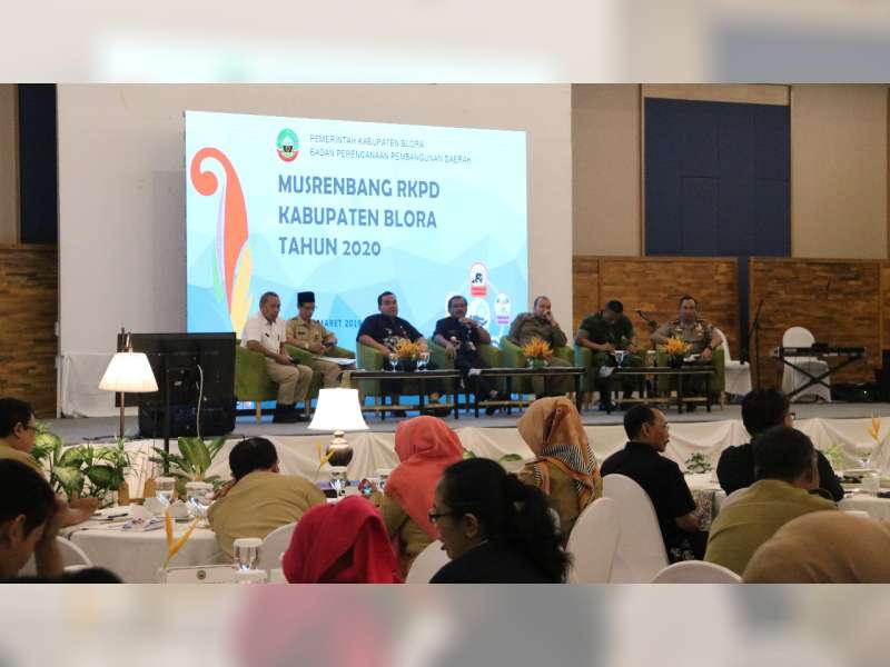 Buka Musrenbang Kabupaten, Bupati Blora Sampaikan Program Prioritas Pembangunan