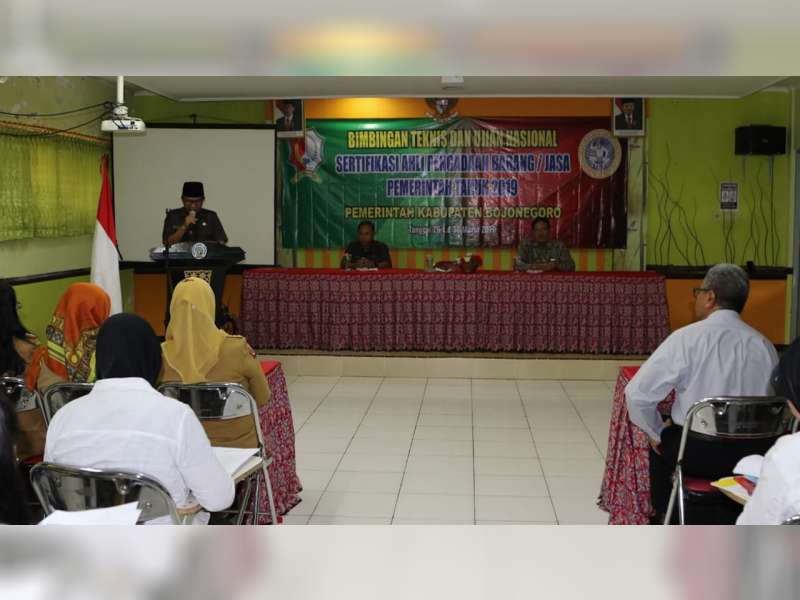 Wakil Bupati Bojonegoro Buka Bimtek Pengadaan Barang dan Jasa Pemerintah