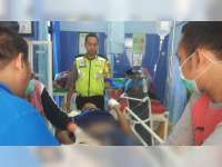 Bus Putra Mas Tabrak 2 Motor di Baureno Bojonegoro, Kedua Pengendara Motor Luka Berat