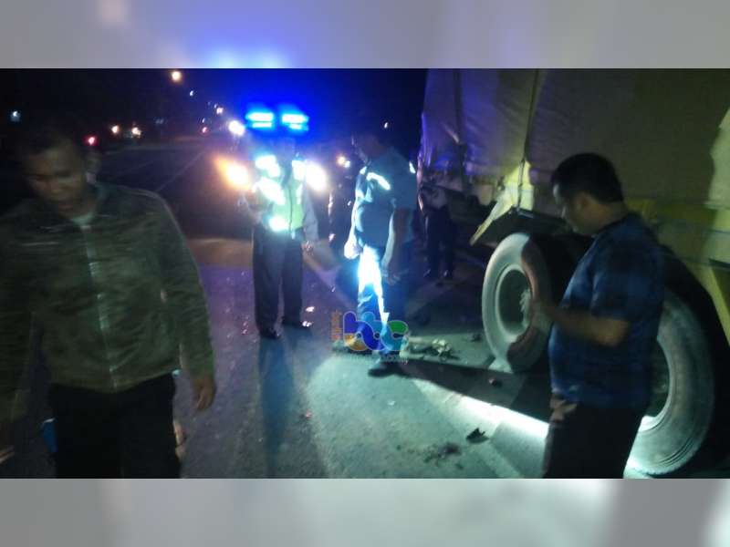 Motor Tabrak Truk Parkir di Kalitidu Bojonegoro Pengendara Motor Meninggal Dunia