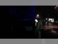 Jalanan Gelap, Motor Tabrak Truk Parkir di Kalitidu Bojonegoro Pengendara Motor Luka Berat