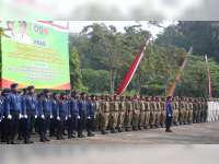 Bupati Bojonegoro Pimpin Upacara Peringatan HUT Damkar, Satpol PP dan Sat Limas