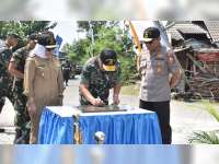 Danjen Akademi TNI Resmikan Tugu Integrasi Latsitardanus di Bubulan Bojonegoro