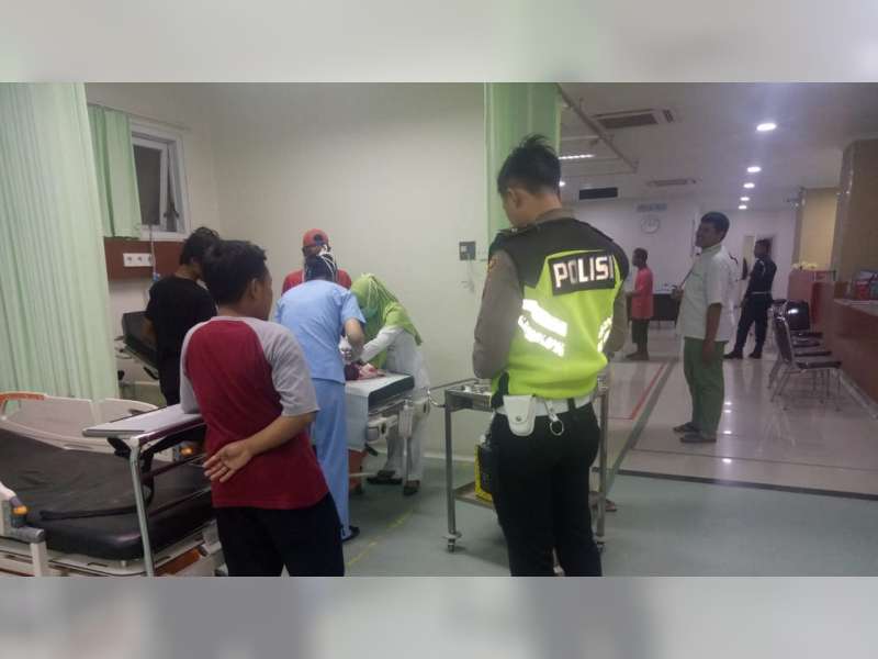 Seorang Pemotor di Gayam Bojonegoro, Luka Berat Akibat Kecelakaan Tabrak Lari