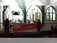 Warga Perumda Blora Pasang Spanduk Tolak Kegiatan Politik di Tempat Ibadah