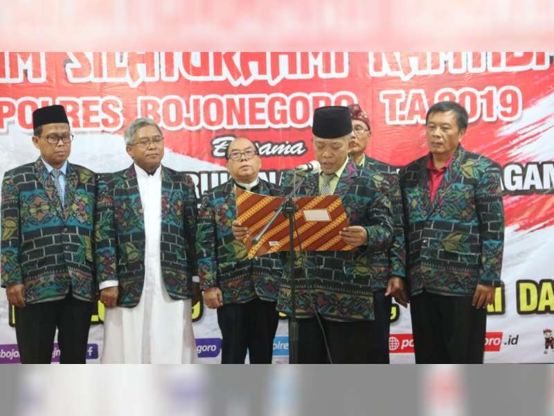 Polres Bersama FKUP Bojonegoro Gelar Deklarasi Pemilu Aman, Damai dan Sejuk
