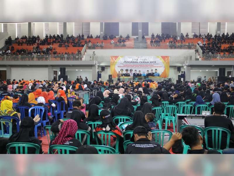 Bawaslu Bojonegoro Gelar Apel Siaga Pengawasan Pemilu 2019