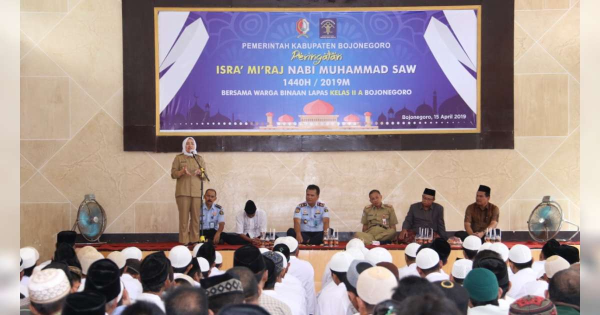 Pemkab Bojonegoro Gelar Peringatan Isra Mikraj Bersama Warga Binaan Di ...