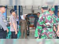 Kapolres, Bupati dan Dandim Bojonegoro Lakukan Pengecekan Sejumlah TPS