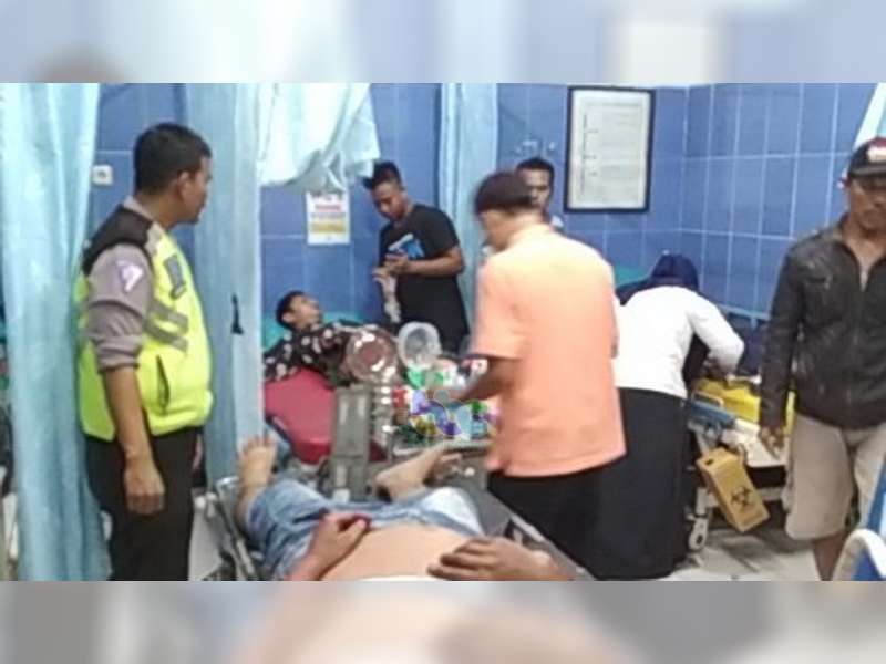 Mio Tabrak Satria di Baureno Bojonegoro, Kedua Pengendara Luka-Luka