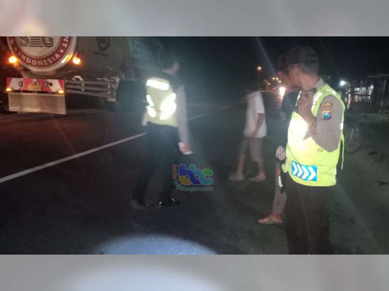 Tabrak Truk Semen, Pemotor di Margomulyo Bojonegoro Tewas di TKP