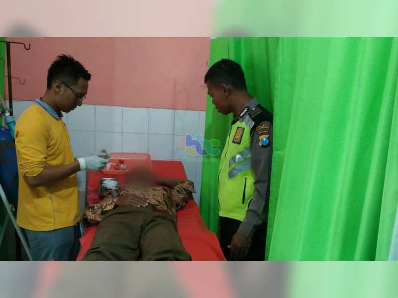 Kecelakaan Motor di Ngraho Bojonegoro, Seorang Pengendara Luka Berat