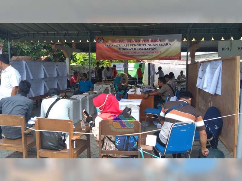 Tinggal 2 PPK di Bojonegoro Yang Belum Selesaikan Rekapitulasi Penghitungan Suara