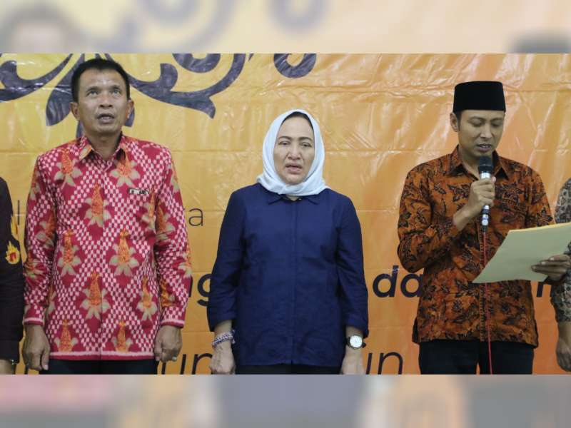Bupati dan Wakil Bupati Bojonegoro Hadiri Deklarasi Damai Pasca Pemilu 2019