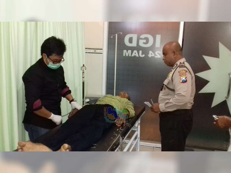 Tabrakan Motor di Malo Bojonegoro Tiga Orang Luka-Luka