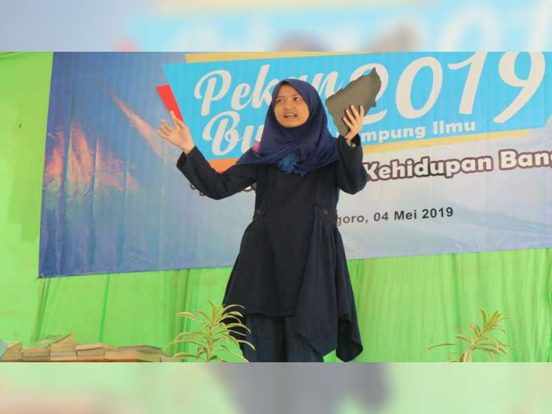 Pekan Buku Kampung Ilmu 2019 di Purwosari Bojonegoro, Berlangsung Meriah