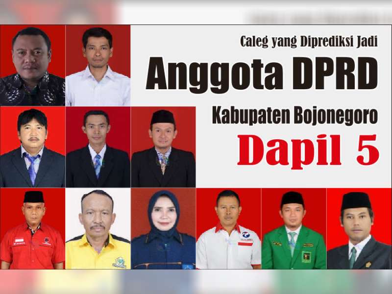Profil Caleg Yang Diperkirakan Lolos Jadi Anggota DPRD Kabupaten Bojonegoro Dapil 5