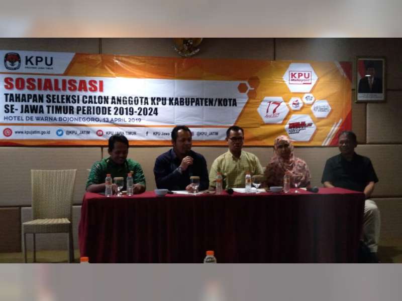 Inilah Nama-Nama Peserta Seleksi Calon Anggota KPU Bojonegoro, yang Lolos Tes Tulis