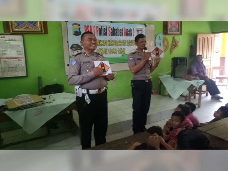 Sat Lantas Polres Blora, Ajak Tertib Lalu Lintas Sejak Dini