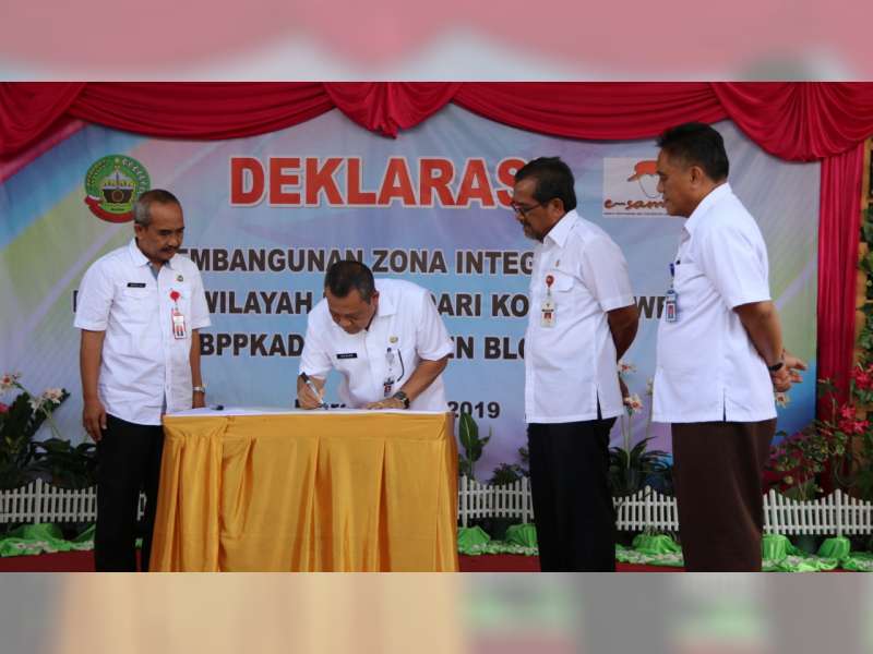 BPPKAD Blora Deklarasikan Pembangunan Zona Integritas Menuju Wilayah Bebas Korupsi