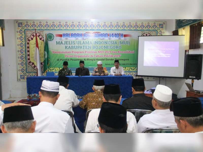 Halaqah Ramadan 1440 H, MUI Bojonegoro Kembali Tegaskan Tolak Rencana Aksi People Power