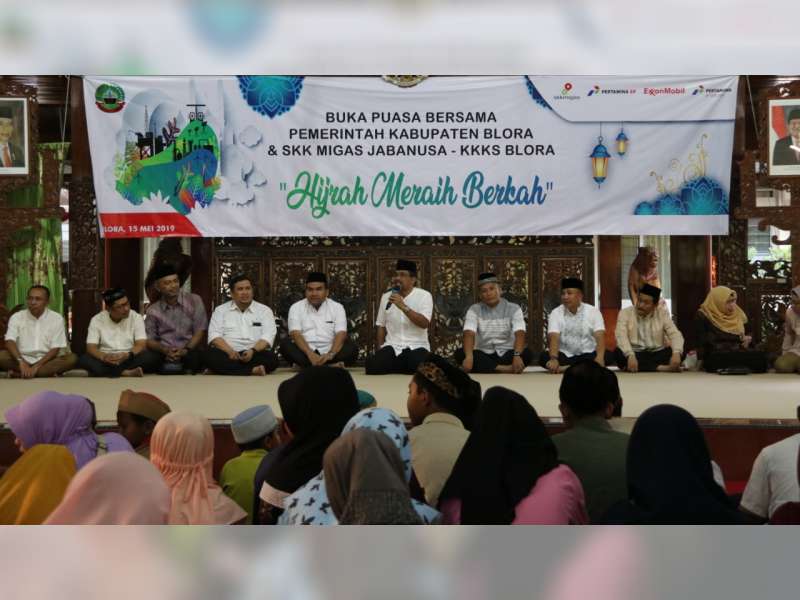 Safari Ramadan di Blora SKK Migas Jabanusa Santuni Anak Yatim Piatu