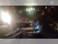 Vixion Tabrak Innova di Baureno Bojonegoro, Pengendara Motor dan Pemboncengnya Luka-Luka