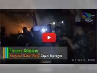 Kebakaran Hanguskan Rumah Warga Gayam Bojonegoro