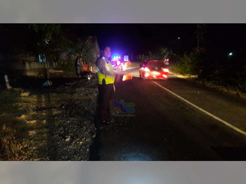 Ditabrak Motor, Pejalan Kaki di Margomulyo Bojonegoro Luka-Luka