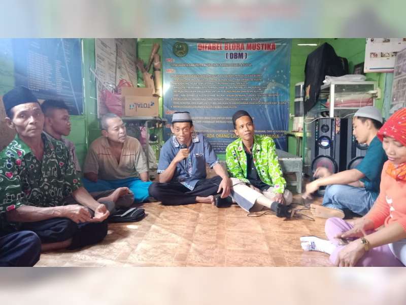 Komunitas Difabel Blora Mustika Gelar Doa Bersama Untuk Ani Yudhoyono