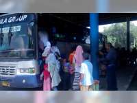 Penumpang dari Terminal Rajekwesi Bojonegoro pada H+2 Alami Peningkatan