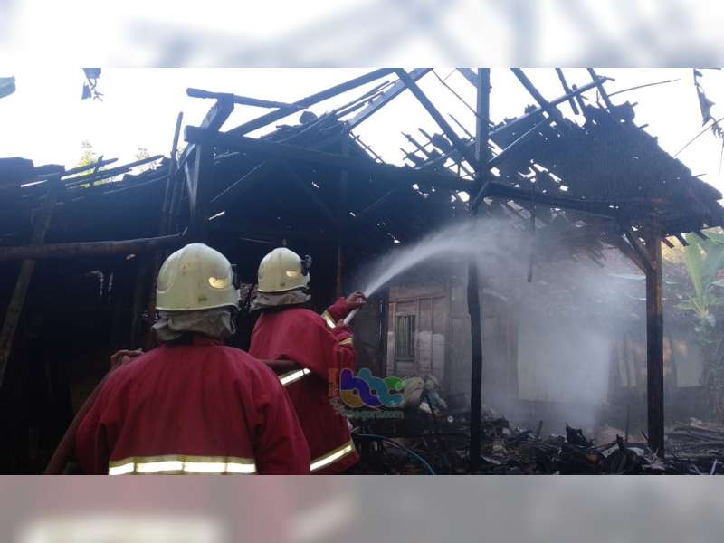 Memasak Lalu Ditinggal Tidur, Dapur Milik Warga Balen Bojonegoro Ludes Terbakar