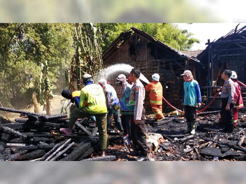 4 Rumah Warga Kedungadem Bojonegoro Terbakar, Kerugian Capai Rp 255 Juta